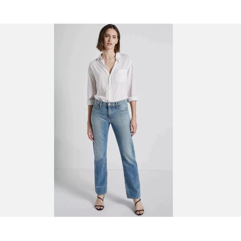 Current/Elliott The Poker Old Scene Straight Leg Denim Jeans Womens Size 28 NWT